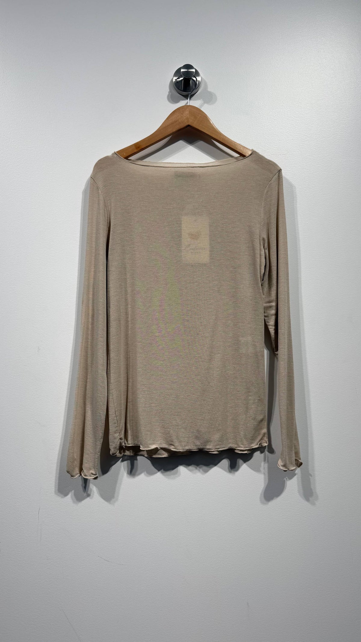 Jersey de punto fino con cuello barco talla regular