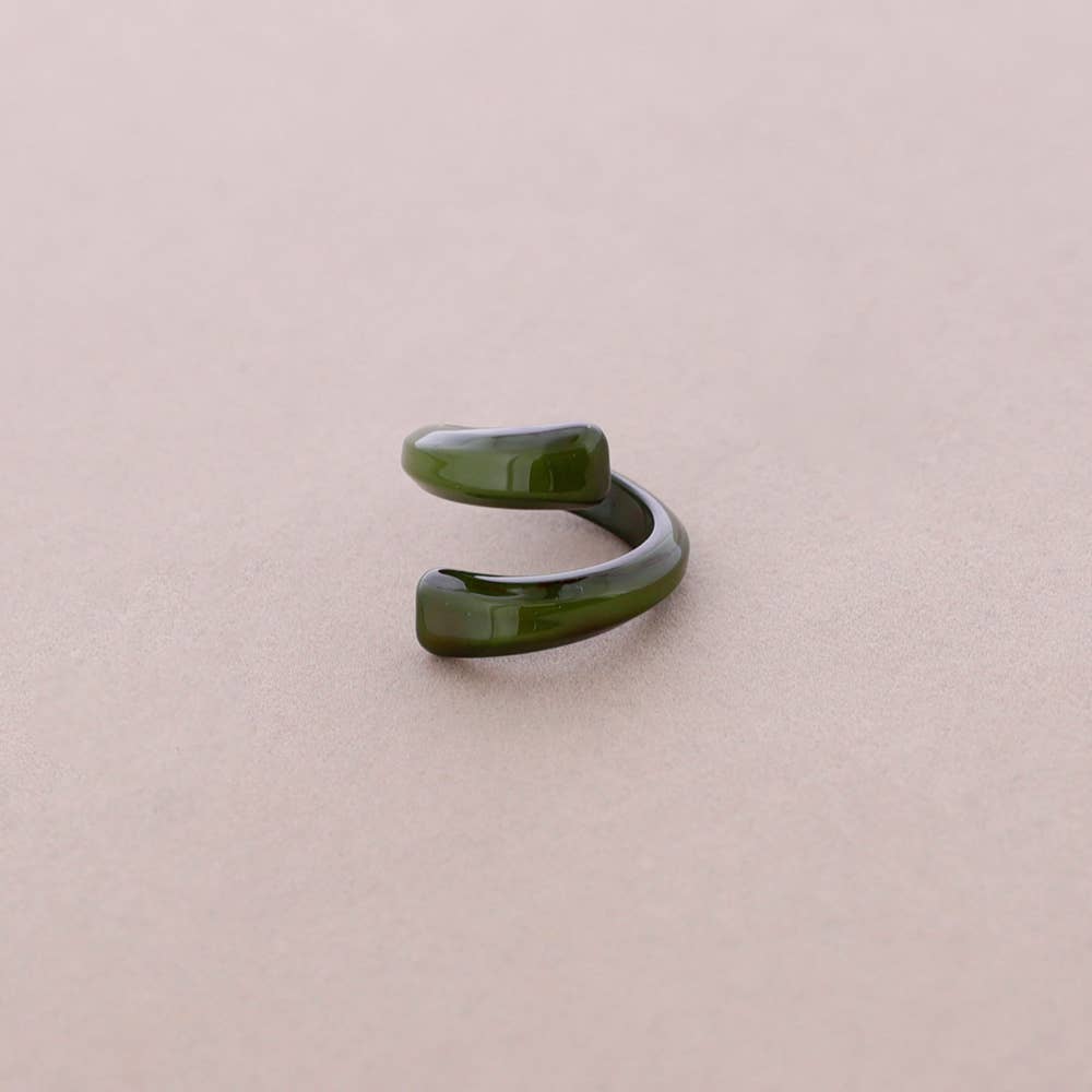 Anillo Espiral Resina