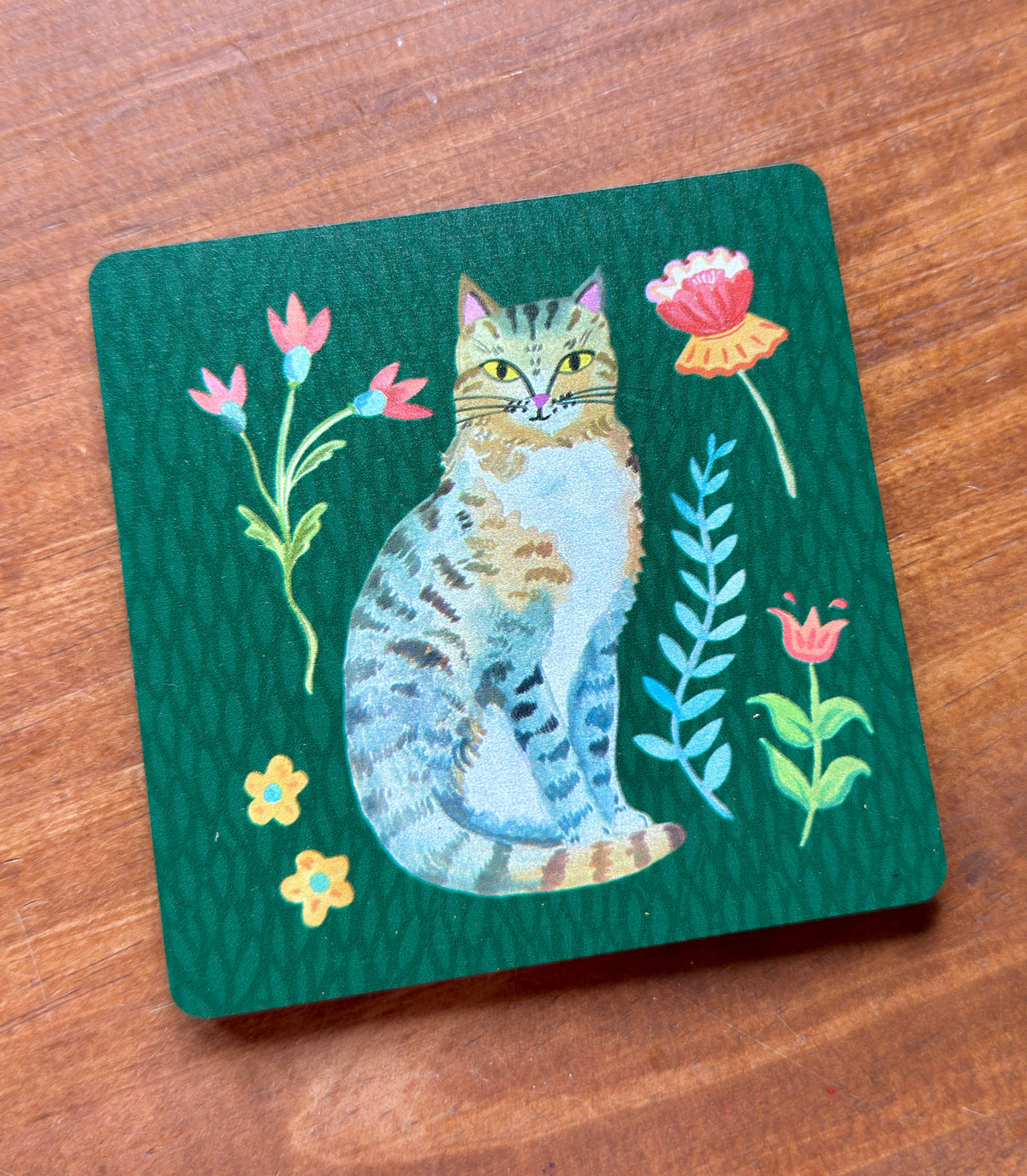 Posavasos - Gatos de arte popular