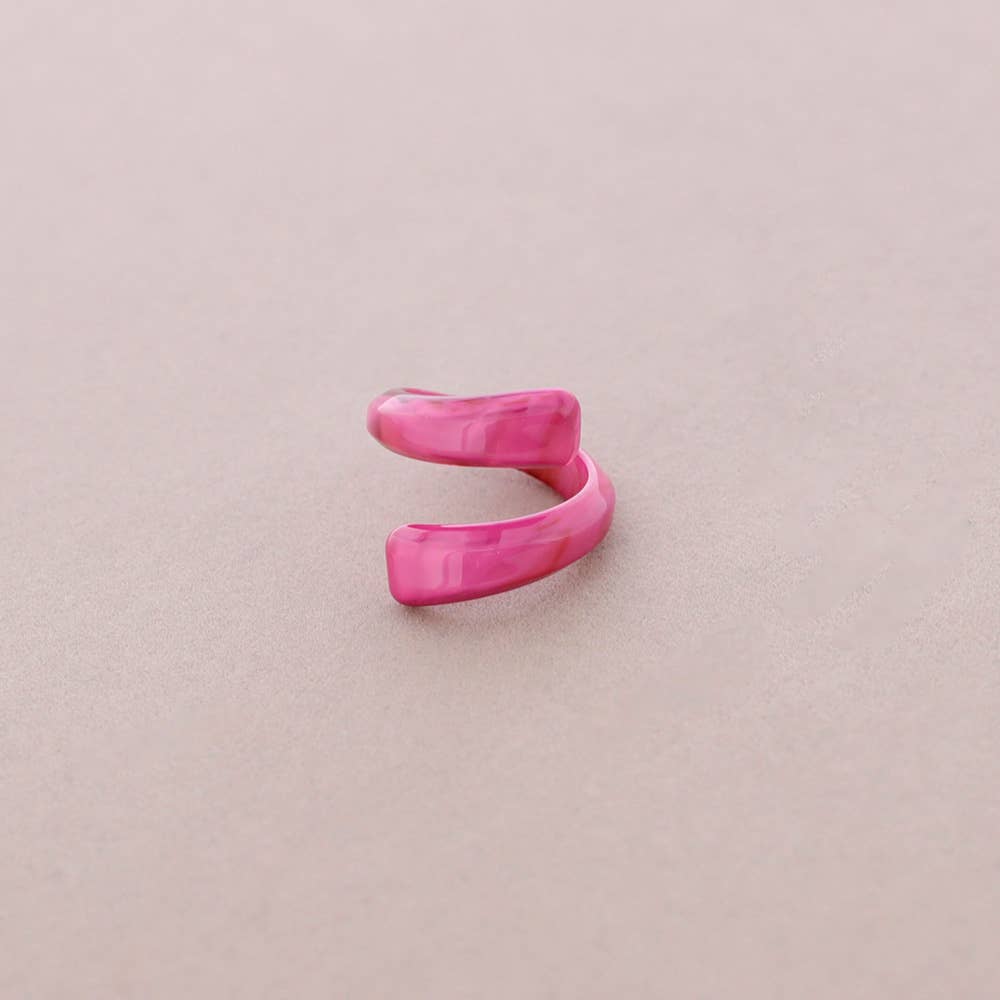 Anillo Espiral Resina