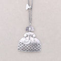 Collar Largo Colgante Menina Metal