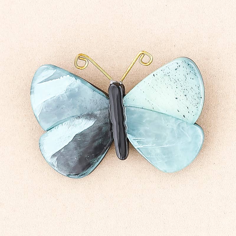BROCHE MARIPOSA RESINA