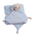 Set manta de apego + doudou para bebe bordar