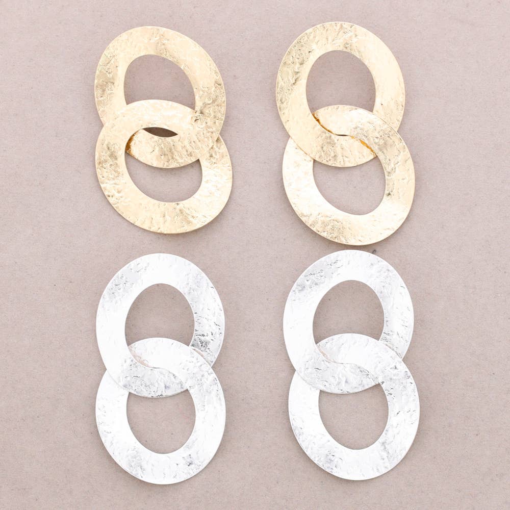 Pendientes Doble Aro Metal