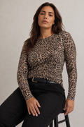 Curvy -  jersey de tejido fino estampado animal print