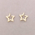 Pendientes Presion Estrella Metal