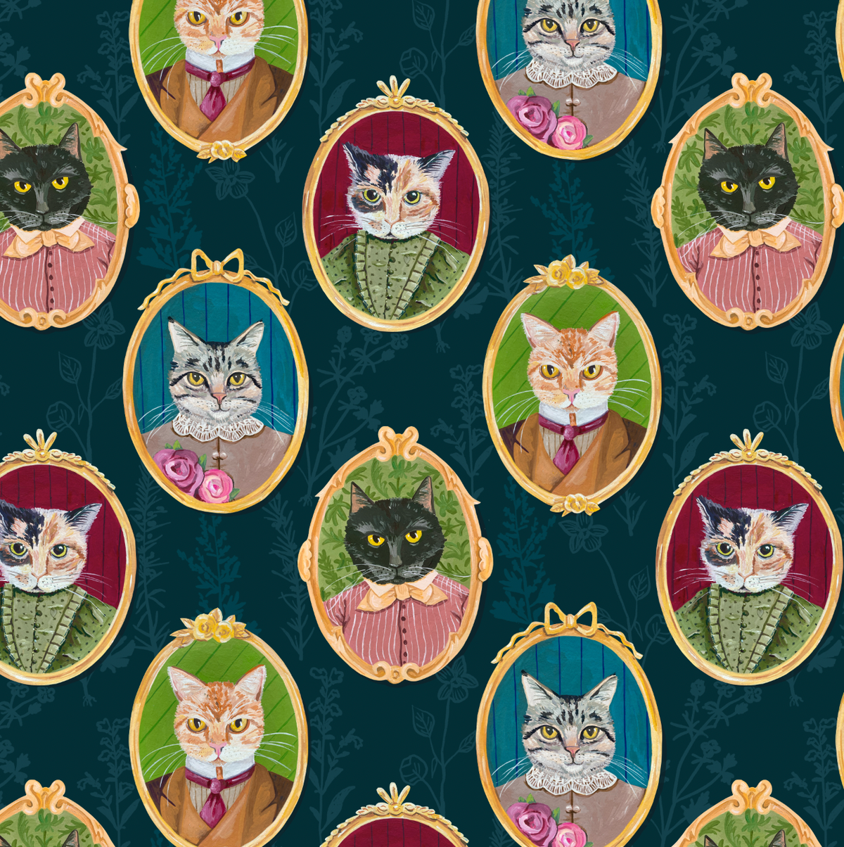 Cuaderno - Retratos de gatos