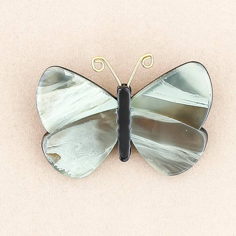 BROCHE MARIPOSA RESINA