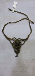 Collar Choker Hilo Linhashita Labradorita - Foto