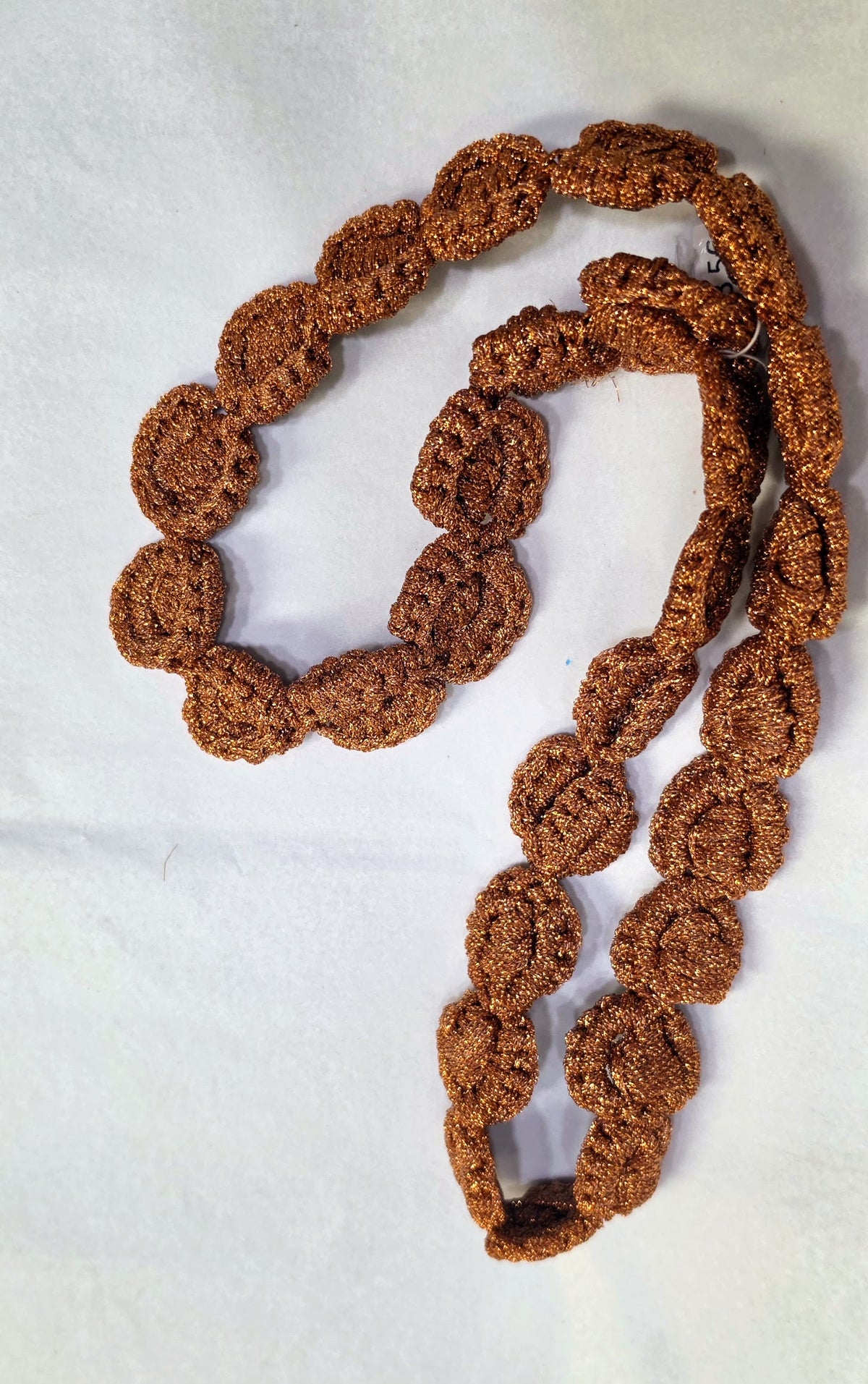 Collar Tejido Cobre - Foto