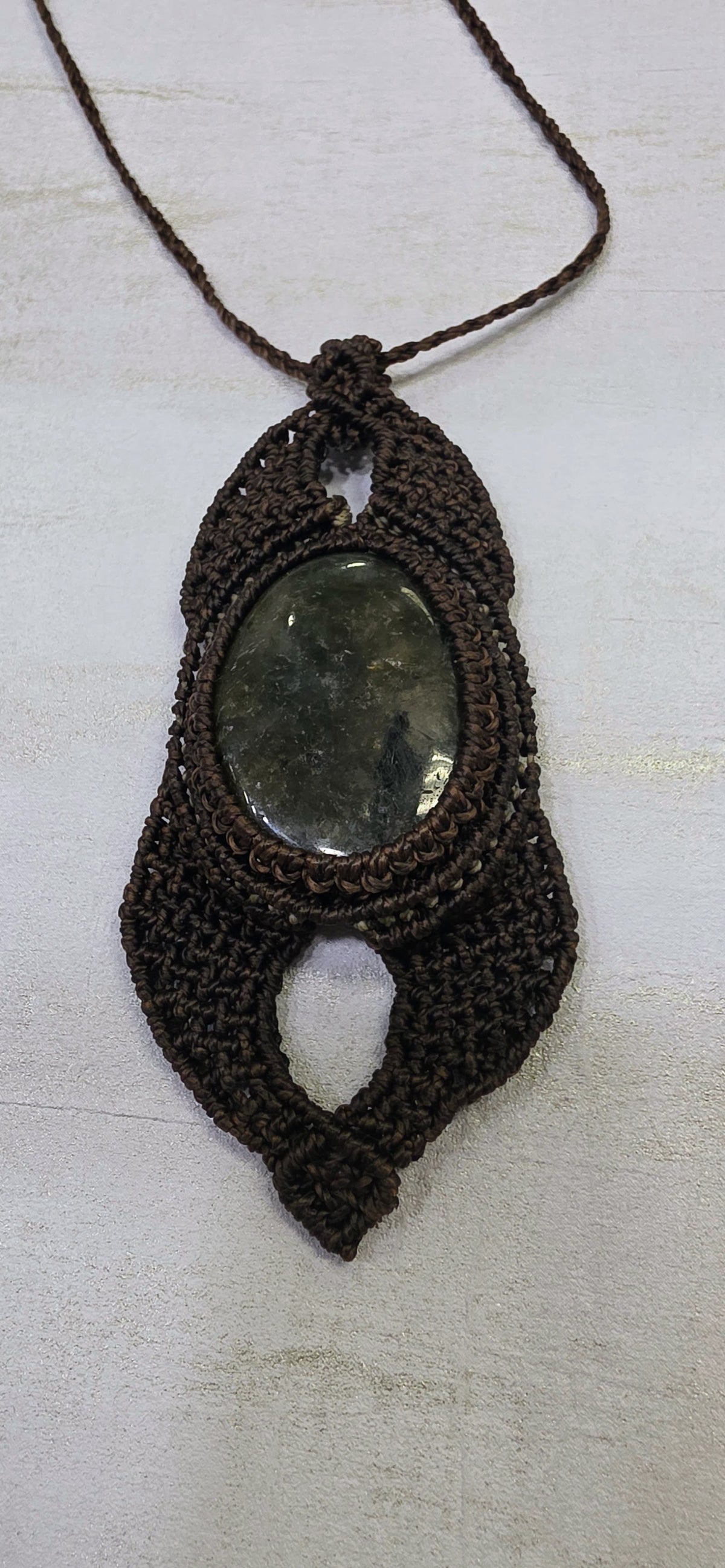 Collar Hilo Linhashita Labradorita - Foto