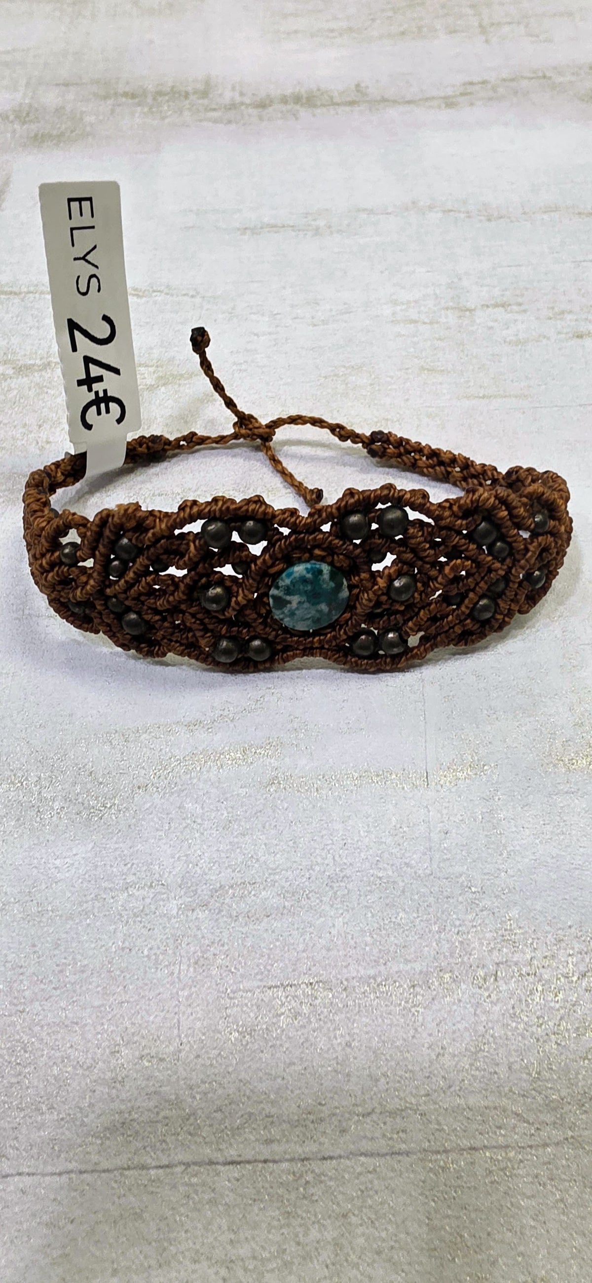 Brazalete Hilo Linhashita Crisocola - Foto