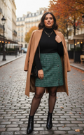 Curvy - Falda de tweed