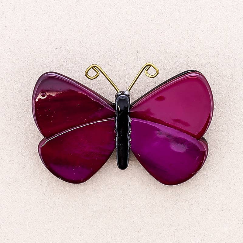 BROCHE MARIPOSA RESINA