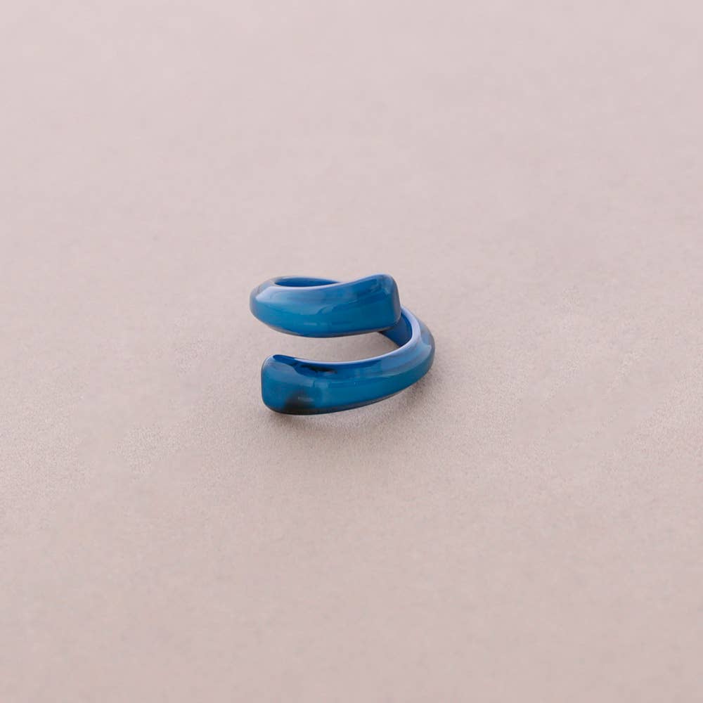 Anillo Espiral Resina