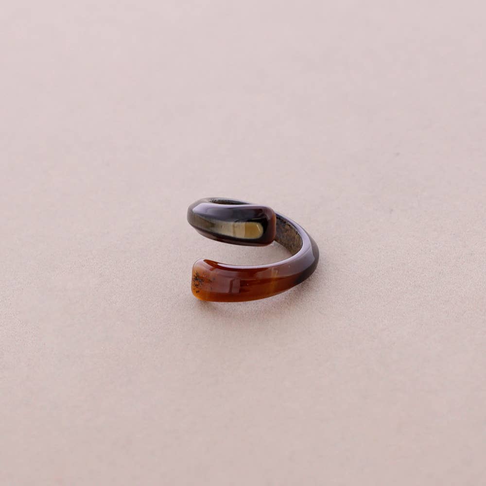 Anillo Espiral Resina