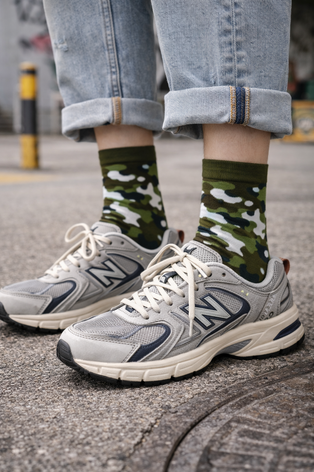 Calcetines con Diseño Camuflaje