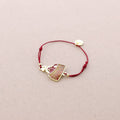 Pulsera Gomita Menina Metal Esmalte