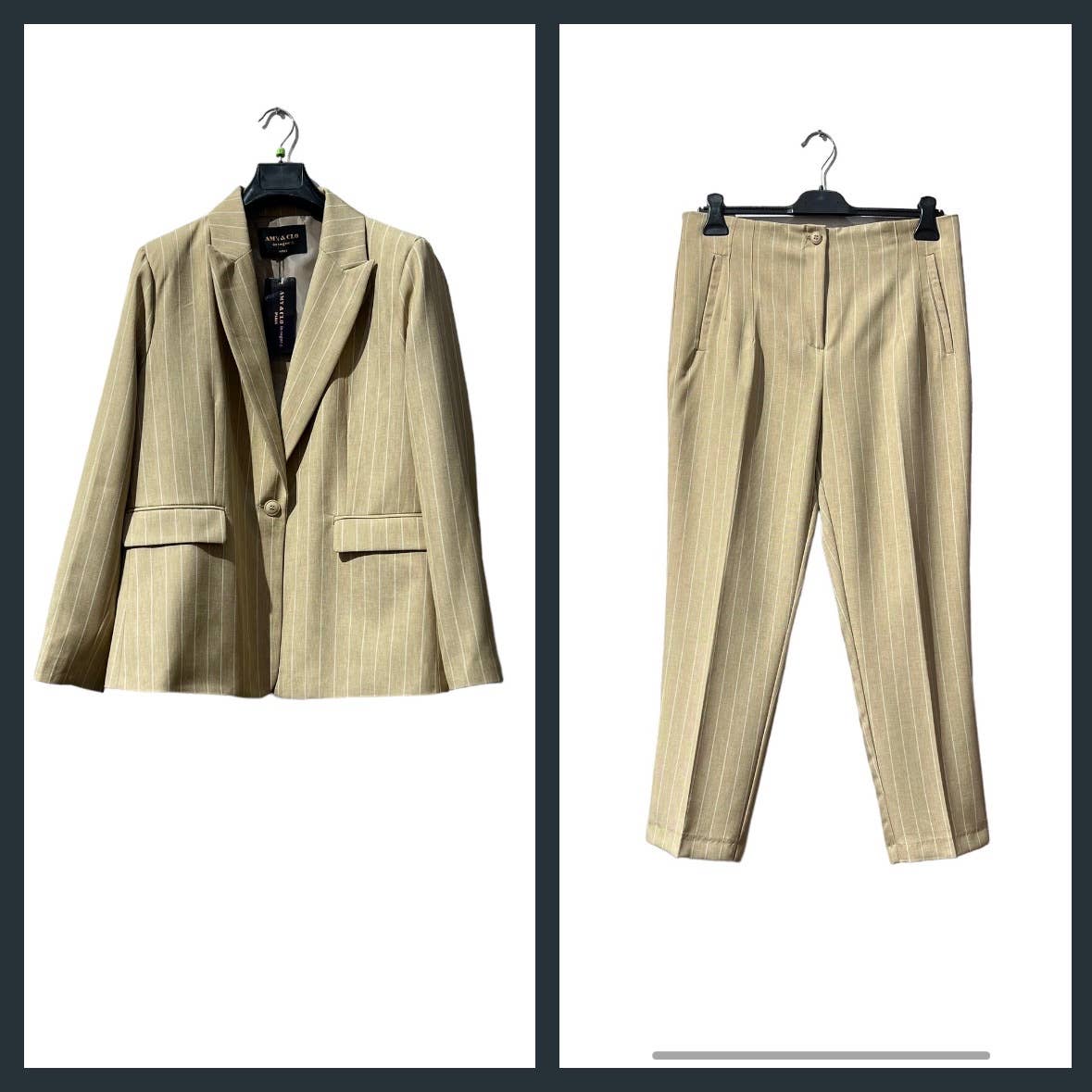 Curvy - Conjunto de blazer y pantalón