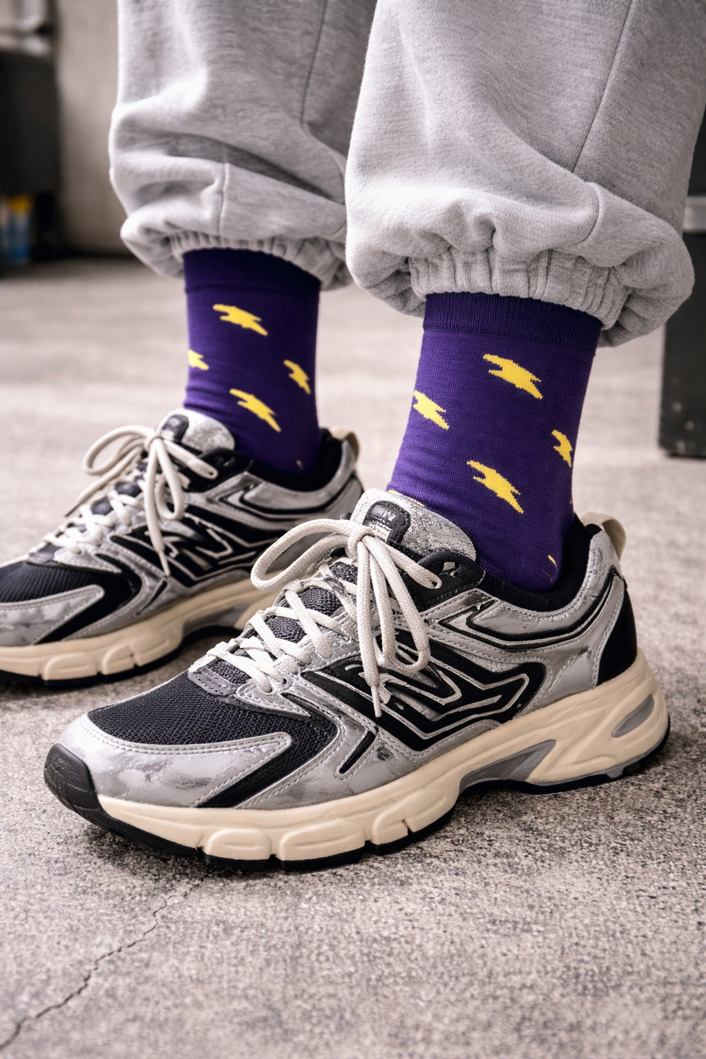 Calcetines con Diseño de Rayos