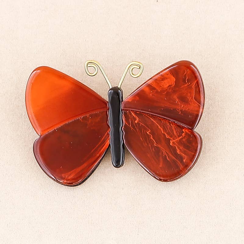 BROCHE MARIPOSA RESINA