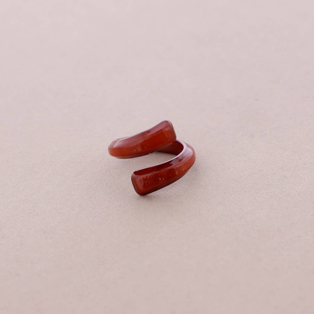 Anillo Espiral Resina