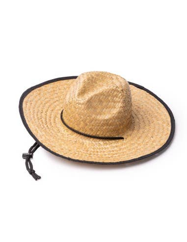 Sombrero de Paja con Ribete Negro