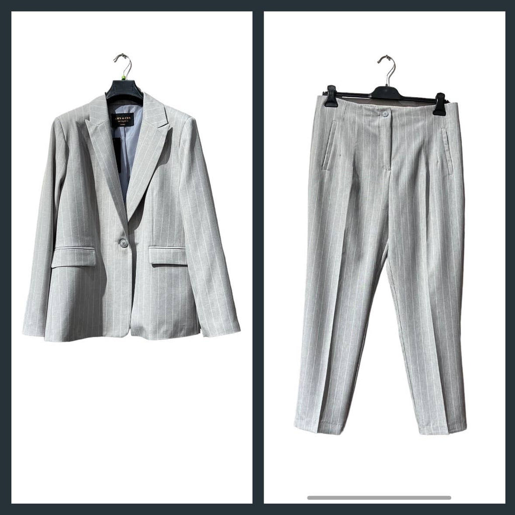 Curvy - Conjunto de blazer y pantalón