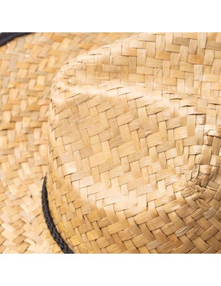 Sombrero de Paja con Ribete Negro