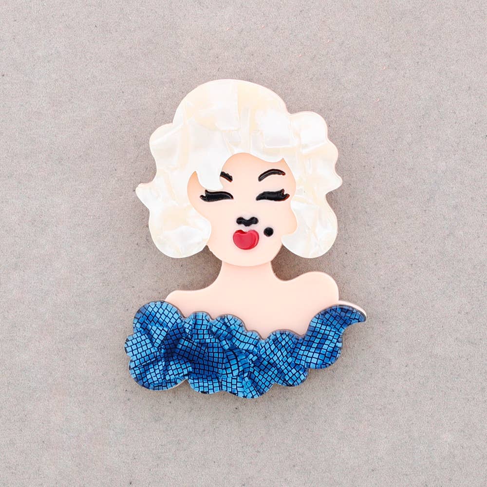 Broche Marilyn Resina