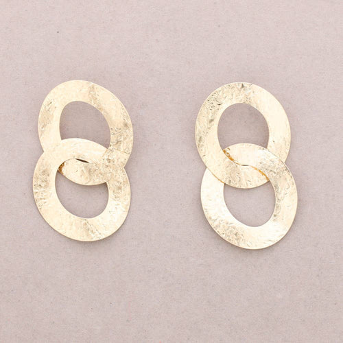 Pendientes Doble Aro Metal