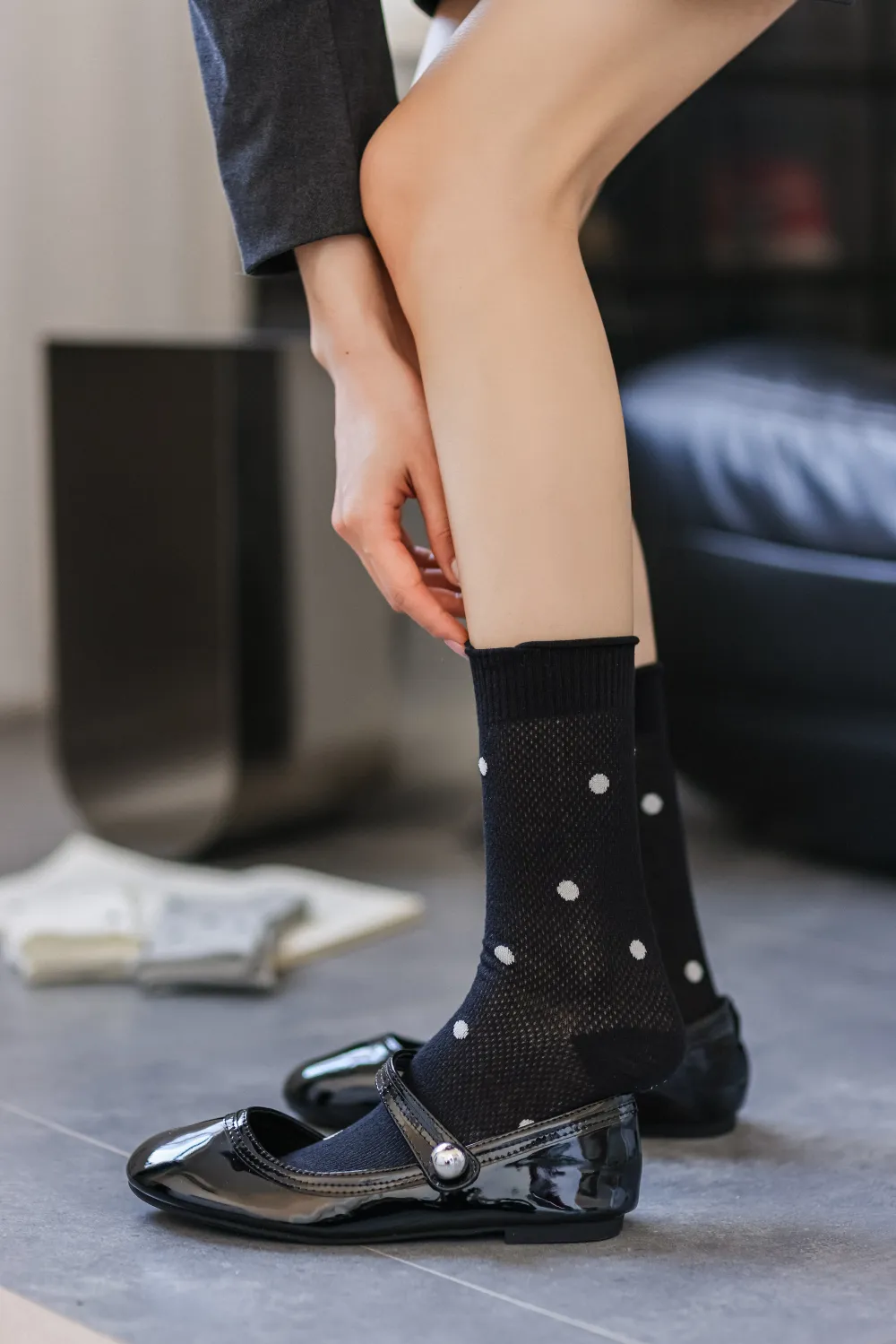 Calcetines Medias con lunares clásicos