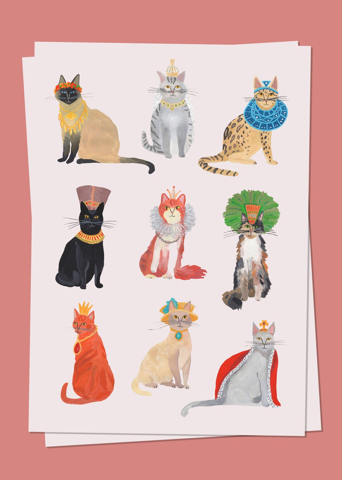 Postal - Gatos Reales
