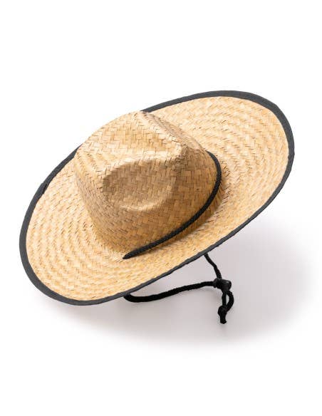 Sombrero de Paja con Ribete Negro