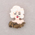 Broche Marilyn Resina