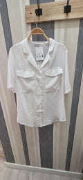 Camisa Botones Manga Corta - Foto